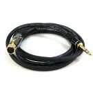 Monoprice 6ft Premier Series XLR Female to 1/4inch TRS Male 16AWG Cable (Gold Plated)