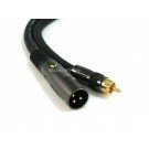 Monoprice 10ft Premier Series XLR Male to RCA Male 16AWG Cable (Gold Plated)