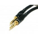 Monoprice 10ft Premier Series 1/4inch (TRS or Stereo Phono) Male to Male 16AWG Cable (Gold Plated)