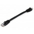 Monoprice - 0.5FT 24AWG Cat5e 350MHz UTP Bare Copper Ethernet Network Cable - Black