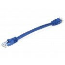 Monoprice - 0.5FT 24AWG Cat5e 350MHz UTP Bare Copper Ethernet Network Cable - Blue