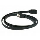 Monoprice - 36inch SATA 6Gbps Cable w/Locking Latch - Black
