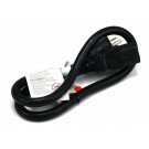 Monoprice - 2ft 14AWG Power Cord Cable w/ 3 Conductor PC Power Connector Socket (C13/5-15P) - Black