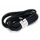 Monoprice - 10ft 14AWG Power Cord Cable w/ 3 Conductor PC Power Connector Socket (C13/5-15P) - Black