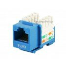 Monoprice Cat6 Punch Down Keystone Jack - Blue