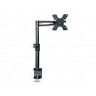 Monoprice - 2 Way Adjustable Tilting Desk Mount Bracket for LCD LED (Max 33Lbs, 13~30inch) - Black