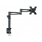 3 Way Adjustable Tilting Desk Mount Bracket for LCD LED (Max 33Lbs, 13~30inch) - Black 