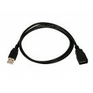 Monoprice 3ft USB 2.0 A Male to A Female Extension 28/24AWG Cable (Gold Plated)