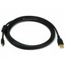 Monoprice 6ft USB 2.0 A Male to Mini-B 5pin Male 28/24AWG Cable w/ Ferrite Core (Gold Plated)