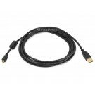 Monoprice 10ft USB 2.0 A Male to Micro 5pin Male 28/24AWG Cable w/ Ferrite Core (Gold Plated)