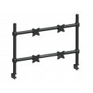 Monoprice Adjustable Tilting QUAD Desk Mount Bracket for LCD LED (Max 33Lbs, 10~23inch) - Black
