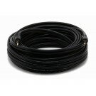Monoprice - 35ft Premium 3.5mm Stereo Male to 3.5mm Stereo Male 22AWG Cable (Gold Plated) - Black
