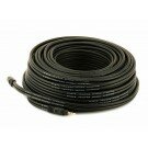 Monoprice - 75ft Premium 3.5mm Stereo Male to 3.5mm Stereo Male 22AWG Cable (Gold Plated) - Black