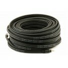 Monoprice - 100ft Premium 3.5mm Stereo Male to 3.5mm Stereo Male 22AWG Cable (Gold Plated) - Black