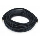 Monoprice - 35ft Premium 3.5mm Stereo Male to 3.5mm Stereo Female 22AWG Extension Cable (Gold Plated) - Black