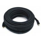 Monoprice - 50ft Premium 3.5mm Stereo Male to 3.5mm Stereo Female 22AWG Extension Cable (Gold Plated) - Black