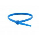 Monoprice Cable Tie 4 inch 18LBS, 100pcs/Pack - Blue