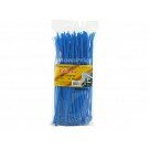 Monoprice Cable Tie 8 inch 40LBS, 100pcs/Pack - Blue 
