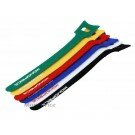 Monoprice Hook & Loop Fastening Cable Ties 6inch, 6pcs/Pack - 6 colors