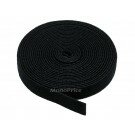 Monoprice Fastening Tape 0.75-inch Hook & Loop Fastening Tape 5 yard/roll - Black