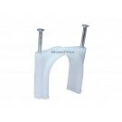 Monoprice Circle cable clips with steel nail, 40mm, 50pcs/Pack