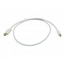 Monoprice 3ft 32AWG Mini DisplayPort to HDMI Cable - White