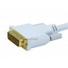 Monoprice 3ft 32AWG Mini DisplayPort to DVI Cable - White