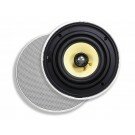 Monoprice - 6-1/2 Inches Easy-Install In-Ceiling Speaker (Pair) - 40W Nominal, 80W Max