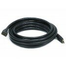Monoprice - 15ft 24AWG CL2 Standard HDMI® Cable With Ethernet Male to Female Extension - Black