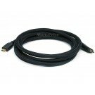 Monoprice 10ft 24AWG CL2 High Speed HDMI Cable With Ethernet w/ Net Jacket - Black