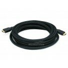 Monoprice 15ft 24AWG CL2 High Speed HDMI Cable With Ethernet w/ Net Jacket - Black