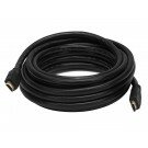 Monoprice - 20ft 24AWG CL2 Standard HDMI® Cable With Ethernet - Black