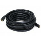 Monoprice 25ft 22AWG CL2 High Speed HDMI Cable With Ethernet - Black