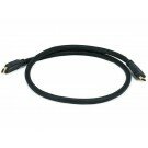 Monoprice - 3ft 24AWG CL2 High Speed HDMI® Cable With Ethernet w/ Net Jacket - Black