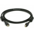 Monoprice 6ft 28AWG High Speed HDMI® Cable With Ethernet w/ Ferrite Cores - Black