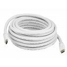 Monoprice - 25ft 24AWG CL2 Standard HDMI® Cable With Ethernet - White