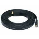 Monoprice - 15ft 24AWG CL2 Flat High Speed HDMI® Cable With Ethernet - Black