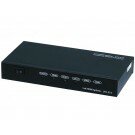 Monoprice - 1x4 HDMI® Splitter w/ 3D support