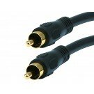 Monoprice 25ft Coaxial Audio/Video RCA Cable M/M RG59U 75ohm (for S/PDIF, Digital Coax, Subwoofer & Composite Video)