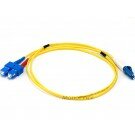 Monoprice Fiber Optic Cable, LC/SC, Single Mode, Duplex - 1 meter (9/125 Type) - Yellow