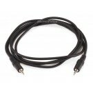 Monoprice 6ft 3.5mm Stereo Plug/Plug M/M Cable - Black