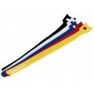 Monoprice - Hook & Loop Fastening Cable Ties, 9-inch, 50pcs/pack, 5 Colors