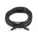Monoprice - 25ft 3.5mm Stereo Plug/Jack M/F Cable - Black