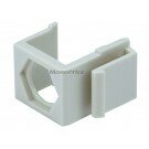Monoprice Blank Insert for F type connector - 10pcs/Pack (Ivory)