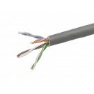 Monoprice - 1000FT 24AWG Cat5e 350MHz UTP Solid, Plenum (CMP), Bulk Ethernet Bare Copper Cable - Gray