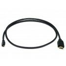 Monoprice 3ft 34AWG High Speed w/ Ethernet Micro-HDMI (Type D) to HDMI (Type A) Adapter Cable - Black 