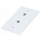 Monoprice - Wall Plate Jacks 6P4C Double - Flush Type