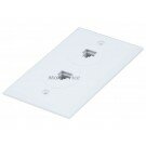 Monoprice Wall Plate Jacks 8P8C ( RJ45 ) Double - Flush Type