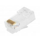 Monoprice Cat6 Plug Solid W/Insert 50U 100pcs/Bag