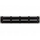 Monoprice - Cat6 Patch Panel 110 Type 48 Port (568A/B Compatible)